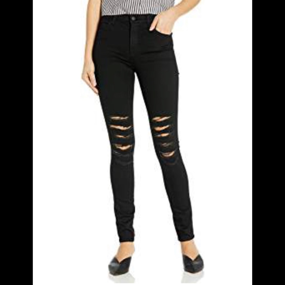 NWT Anthro J Brand Maria high rise skinny Black Heart 🖤size 31